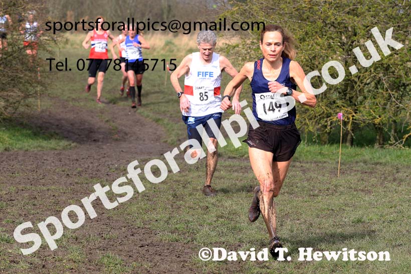 Womens and Mens 65+ in the 2023 BMAF Cross Country Champs., Wallsend. Photo: David T. Hewitson/Sports for All Pics